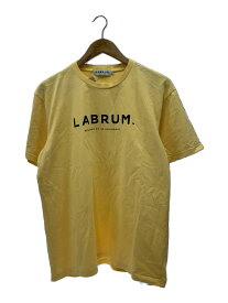 【中古】LABRUM/Tシャツ/M/コットン/イエロー【メンズウェア】