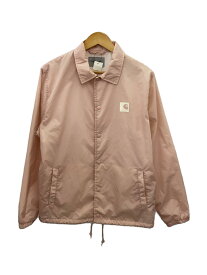 【中古】Carhartt◆wip/coach jacket/ナイロンジャケット/M/ポリエステル/ピンク/160705175【メンズウェア】