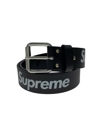 【中古】Supreme◆22ss/Repest Leather Belt/ベルト/レザー/BLK/メンズ//【服飾雑貨他】