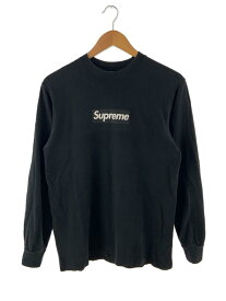 【中古】Supreme◆20AW/Box Logo L S Tee/長袖Tシャツ/S/コットン/BLK【メンズウェア】