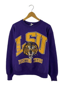 【中古】USA製/LSU FIGHTING TIGERS/スウェット/M/リネン/PUP/プリント【メンズウェア】