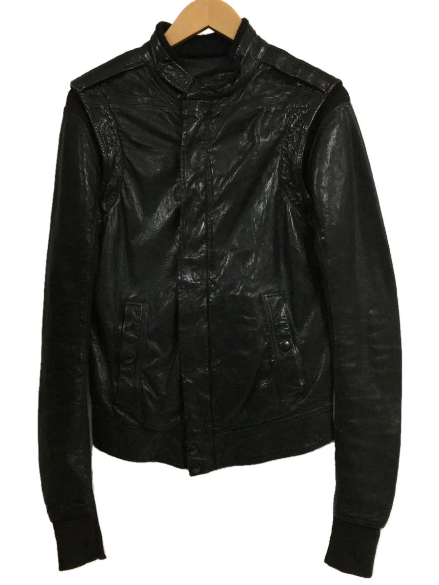 Used Rick Owens Leather Jacket Blouson/Xs/Leather/Black Men
