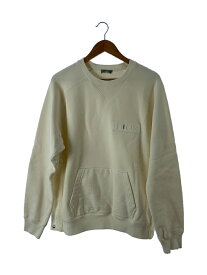 【中古】Dior HOMME◆×sacai/21AW/スウェット/M/コットン/WHT/213J643A0687/サイドジップ【メンズウェア】