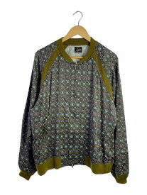 【中古】Needles◆ブルゾン/M/レーヨン/KHK/総柄/GL072【メンズウェア】