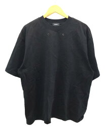 【中古】Tシャツ/S/コットン/BLK/無地【メンズウェア】