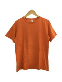 【中古】patagonia◆Tシャツ/S/コットン/ORN/パタゴニア/USA製【メンズウェア】