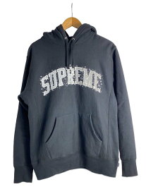 【中古】Supreme◆パーカー/M/コットン/ネイビー/18AW/WATER ARC HOODED SWEATSHIRT【メンズウェア】