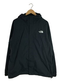 【中古】THE NORTH FACE◆SCOOP JACKET_スクープジャケット/XL/ナイロン/BLK【メンズウェア】