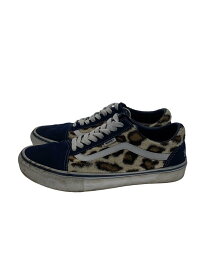 【中古】Supreme◆×VANS/23AW OLD SKOOL LEOPARD/27.5cm/NVY【シューズ】