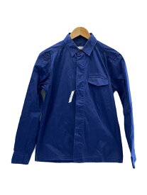 【中古】weac.◆ワークシャツ/長袖シャツ/2/コットン/ブルー【メンズウェア】