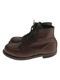 【中古】RED WING◆レースアップブーツ・ベックマンモックトゥ/US9/BRD/レザー/9010【シューズ】