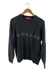 【中古】Supreme◆20AW/Stone Washed Sweater/セーター(薄手)/S/ウール/ブラック【メンズウェア】