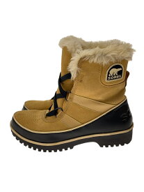 【中古】SOREL◆TIVOLIII/ブーツ/24cm/BEG/スウェード/NL2089-373【シューズ】