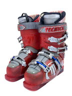 【中古】TECNICA◆スキーブーツ/25cm/RED【スポーツ】