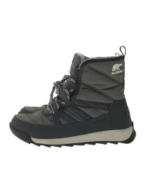 【中古】SOREL◆ブーツ/24cm/GRY【シューズ】