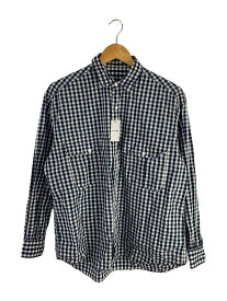 【中古】Porter Classic◆ROLL UP SHIRT/長袖シャツ/S/コットン/BLU/チェック//【メンズウェア】