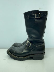 【中古】WESCO◆エンジニアブーツ/--/BLK/レザー【シューズ】