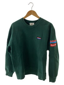 【中古】Supreme◆Honda Fox Racing Crewneck/スウェット/L/コットン/GRN【メンズウェア】