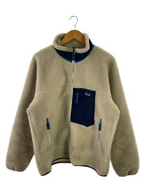 【中古】patagonia◆Classic RetroX Jacket/フリースジャケット/L/ポリエステル/BEG/STY23056FA20【メンズウェア】