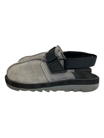 【中古】Reebok◆サンダル/26cm/GRY/シャークソール/スウェード【シューズ】