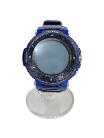【中古】CASIO◆Smart Outdoor Watch PRO TREK Smart WSD-F30-BU [ブルー]/デジタル/【服飾雑貨他】