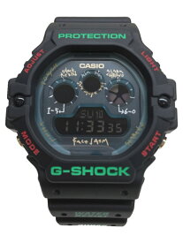 【中古】CASIO◆クォーツ腕時計_G-SHOCK/デジタル/ラバー/ブラック/DW-5900FA-1JR【服飾雑貨他】