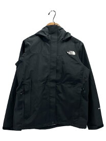 【中古】THE NORTH FACE◆ザノースフェイス/NPW12405/クラウドジャケット/L/ゴアテックス/ブラック/無地【レディースウェア】