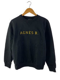 【中古】agnes b.◆スウェット/3/コットン/BLK/SEJ2 SWEAT/ブラック【レディースウェア】