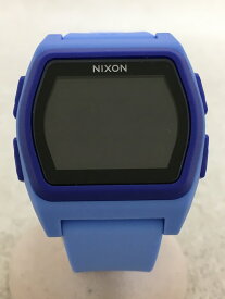 【中古】NIXON◆クォーツ腕時計/デジタル/--/BLK/BLU【服飾雑貨他】