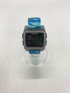 【中古】NIXON◆腕時計/デジタル/ナイロン/BLK/RED/チタン/THE HEAT【服飾雑貨他】