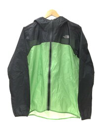 【中古】THE NORTH FACE◆STRIKE TRAIL HOODIE_ストライクトレイルフーディ/L/ナイロン/GRN【メンズウェア】