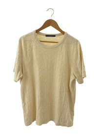 【中古】LOUIS VUITTON◆Tシャツ/モノグラム タリングTシャツ/HGY20W/XL/シルク/アイボリー/総柄【メンズウェア】