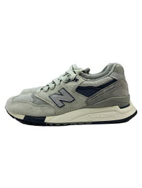 【中古】NEW BALANCE◆ローカットスニーカー/25cm/GRY/U998WT/×WTAPS/998/USA製【シューズ】