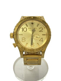 【中古】NIXON◆クォーツ腕時計/アナログ/ステンレス/GLD/THE51-30【服飾雑貨他】