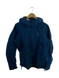 【中古】ARC’TERYX◆BETA-LT/マウンテンパーカ/L/ナイロン/BLU/ナイロン劣化/汚れ有/シームテープ劣化有【メンズウェア】