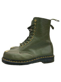 【中古】Dr.Martens◆レースアップブーツ/41/KHK/レザー/AW006【シューズ】