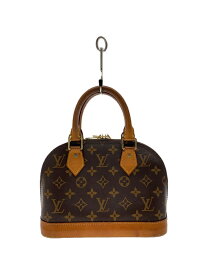 【中古】LOUIS VUITTON◆アルマBB_モノグラム・キャンバス_BRW/PVC/BRW【バッグ】