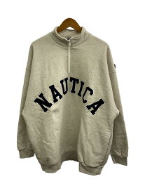 【中古】NAUTICA◆スウェット/XXL/コットン/ホワイト/223-1292【メンズウェア】