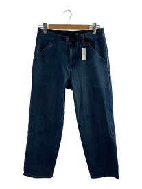 【中古】THE NORTH FACE◆DENIM CLIMBING BAGGY PANTS/ストレートパンツ/S/デニム/インディゴ/NB32004【メンズウェア】