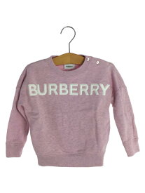 【中古】BURBERRY◆バーバリー/スウェット/90cm/コットン/PNK//【キッズ】