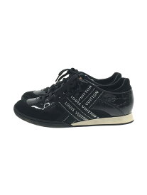 【中古】LOUIS VUITTON◆ローカットスニーカー/35.5/BLK/エナメル/LI0037【シューズ】