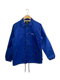 【中古】STUSSY◆ナイロンジャケット/S/ナイロン/BLU/無地/115332【メンズウェア】