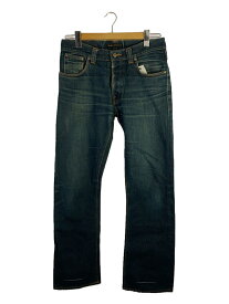 【中古】NUDIE JEANS◆ブーツカットパンツ/31/コットン/IDG【メンズウェア】