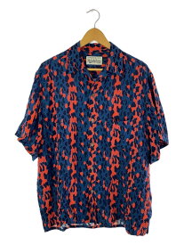 【中古】WACKO MARIA◆LEOPARD S/S HAWAIIAN SHIRT/L/レーヨン/レオパード/19SSE-WMS-HI02//【メンズウェア】