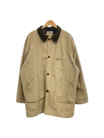 【中古】L.L.Bean◆ハンティングジャケット/コーデュロイ切替/XL/コットン/ベージュ/GW16【メンズウェア】