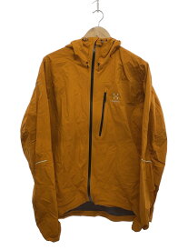 【中古】HAGLOFS◆L.I.M SERIES JACKET/マウンテンパーカ/L/ナイロン/オレンジ/604121【メンズウェア】