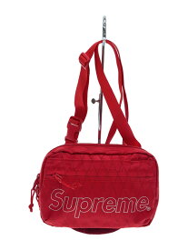 【中古】Supreme◆18AW Shoulder Bag ショルダーバッグ/ナイロン/RED【バッグ】