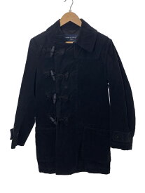 【中古】COMME des GARCONS HOMME◆17AW/コート/XS/コットン/ブラック/HT-C008/コーデュロイ/トグルボタン/コムデギャルソンオム【メンズウェア】