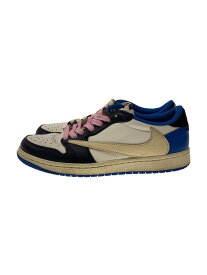 【中古】NIKE◆FRAGMENT DESIGN X TRAVIS SCOTT X AIR JORDAN 1 LOW OG/26cm/WH【シューズ】