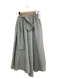 【中古】OBLI◆ロングスカート/1/ポリエステル/GRY【レディースウェア】